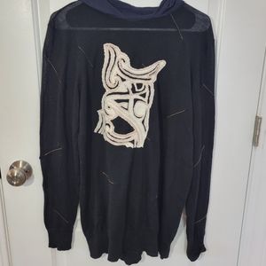 Custo Barcelona Embroidered Hooded Sweater XL